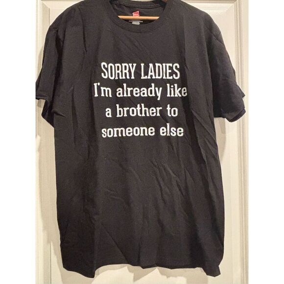 Sorry Ladies T-shirt size Large - Picture 1 of 2